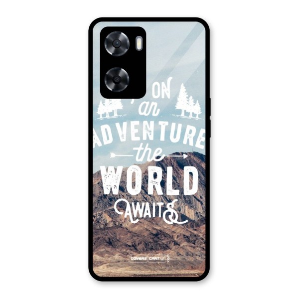 Adventure World Glass Back Case for Oppo A57 2022