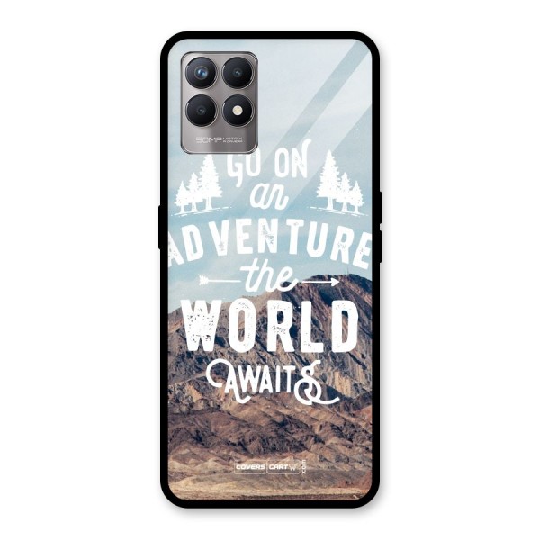 Adventure World Glass Back Case for Realme 8i