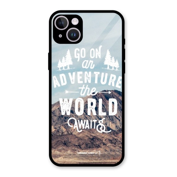 Adventure World Glass Back Case for iPhone 14 Plus