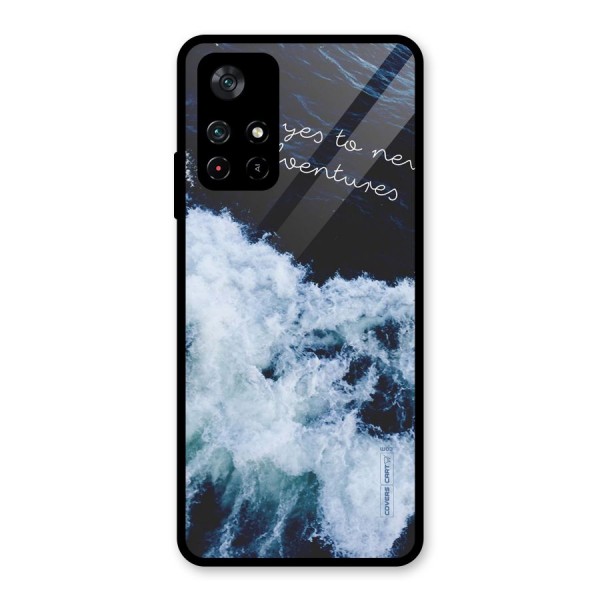 Adventures Glass Back Case for Poco M4 Pro 5G