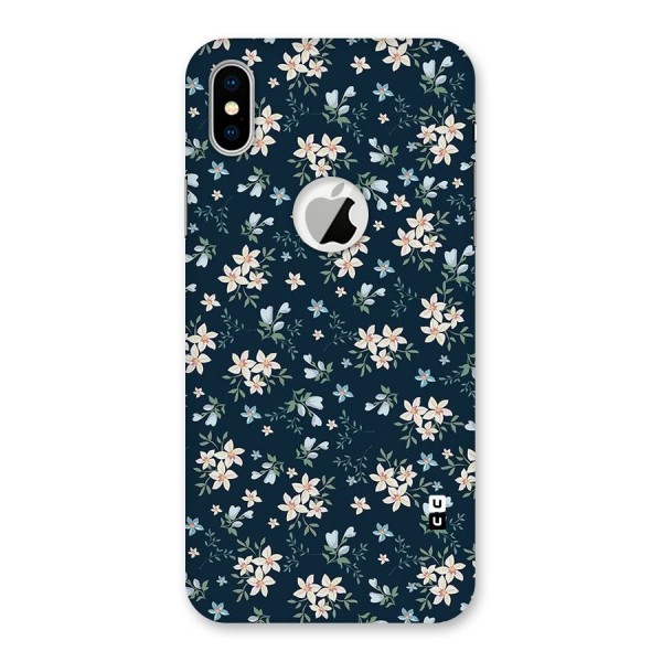 Aesthetic Bloom Back Case for iPhone XS Logo Cut