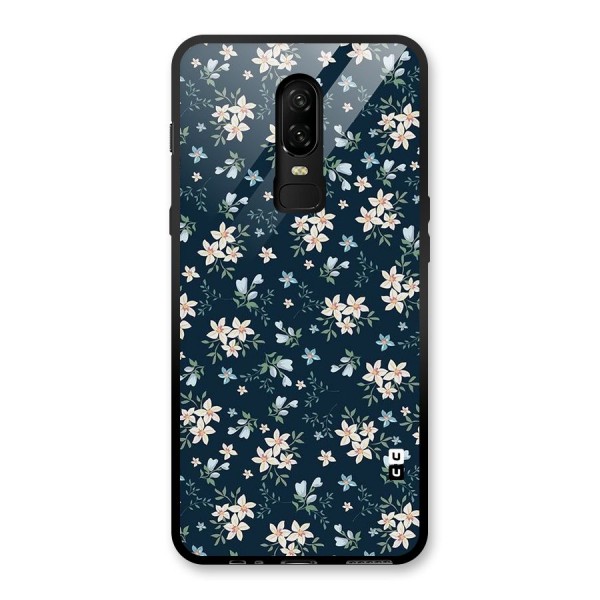 Aesthetic Bloom Glass Back Case for OnePlus 6