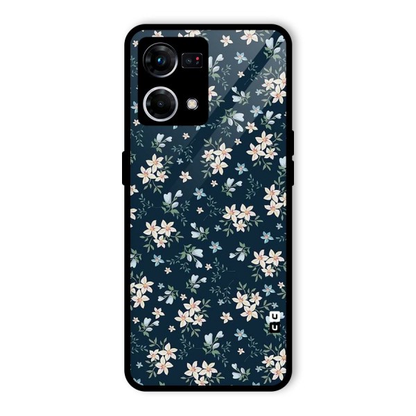 Aesthetic Bloom Glass Back Case for Oppo F21s Pro 4G