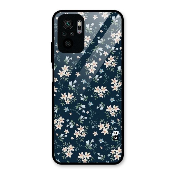 Aesthetic Bloom Glass Back Case for Redmi Note 11 SE