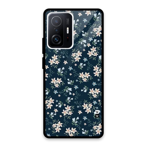 Aesthetic Bloom Glass Back Case for Xiaomi 11T Pro