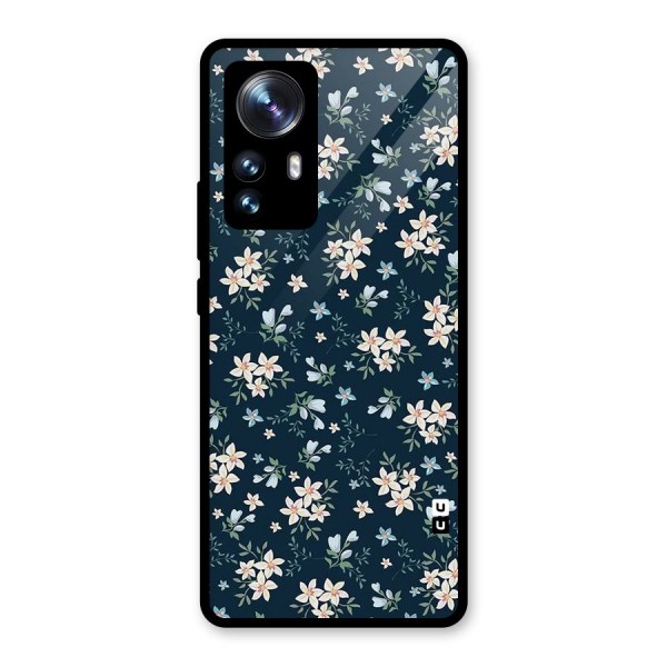 Aesthetic Bloom Glass Back Case for Xiaomi 12 Pro