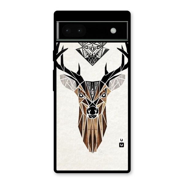 Aesthetic Deer Design Glass Back Case for Google Pixel 6a