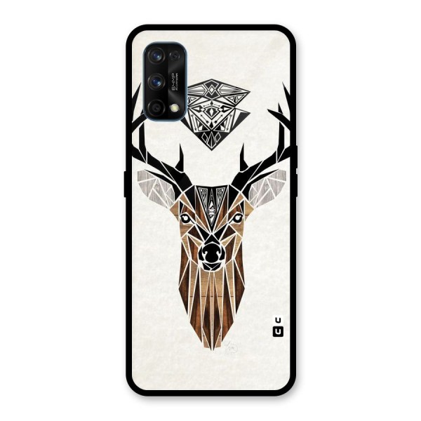 Aesthetic Deer Design Glass Back Case for Realme 7 Pro