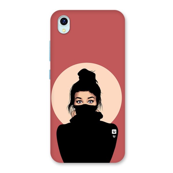 Aesthetic Digital Art Girl Back Case for Vivo Y1s