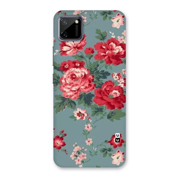 Aesthetic Floral Red Back Case for Realme C11