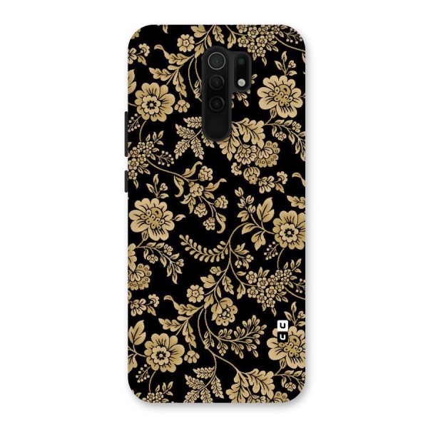 Aesthetic Golden Design Back Case for Redmi 9 Prime