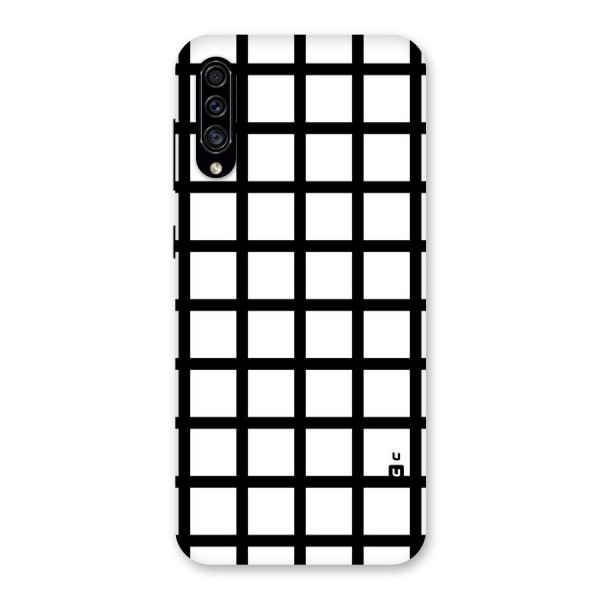 Aesthetic Grid Lines Back Case for Galaxy A30s