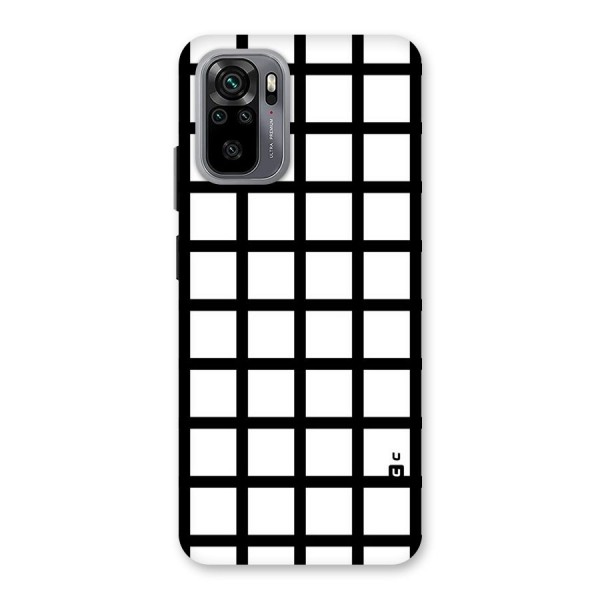 Aesthetic Grid Lines Back Case for Redmi Note 10