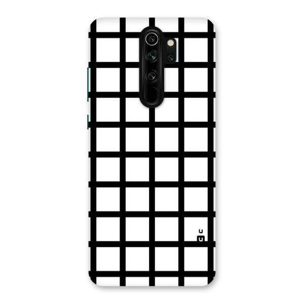 Aesthetic Grid Lines Back Case for Redmi Note 8 Pro