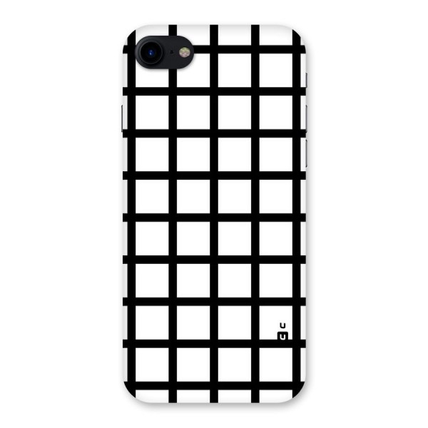 Aesthetic Grid Lines Back Case for iPhone SE 2020