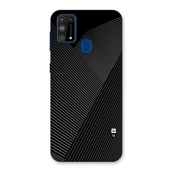 Aesthetic White Stripes Back Case for Galaxy M31