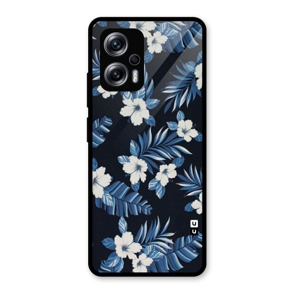 Aesthicity Floral Glass Back Case for Redmi K50i