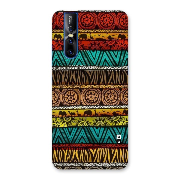 African Design Pattern Back Case for Vivo V15 Pro