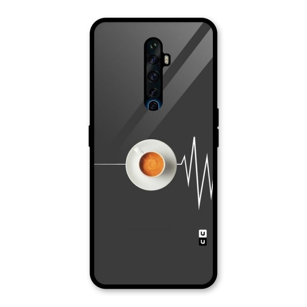 After Coffee Glass Back Case for Oppo Reno2 Z