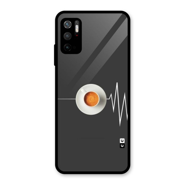 After Coffee Glass Back Case for Poco M3 Pro 5G