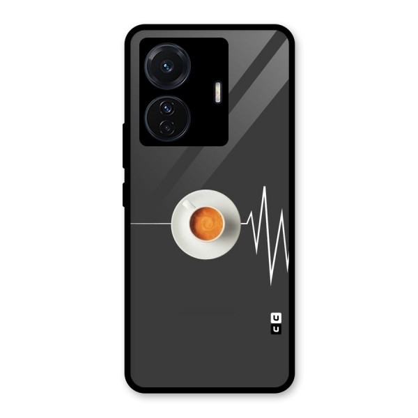 After Coffee Glass Back Case for Vivo T1 Pro