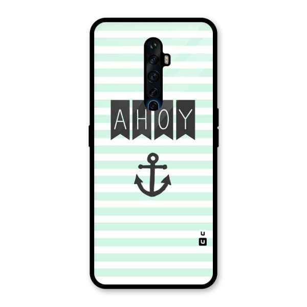 Ahoy Sailor Glass Back Case for Oppo Reno2 Z