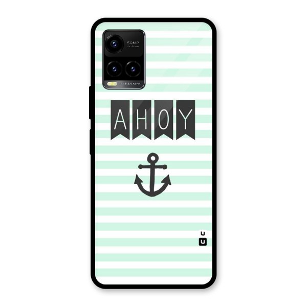 Ahoy Sailor Glass Back Case for Vivo Y21 2021