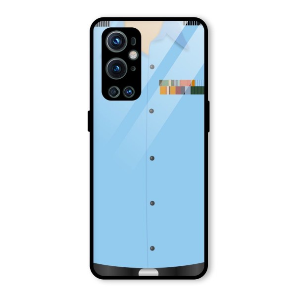 Air Force Uniform Glass Back Case for OnePlus 9 Pro