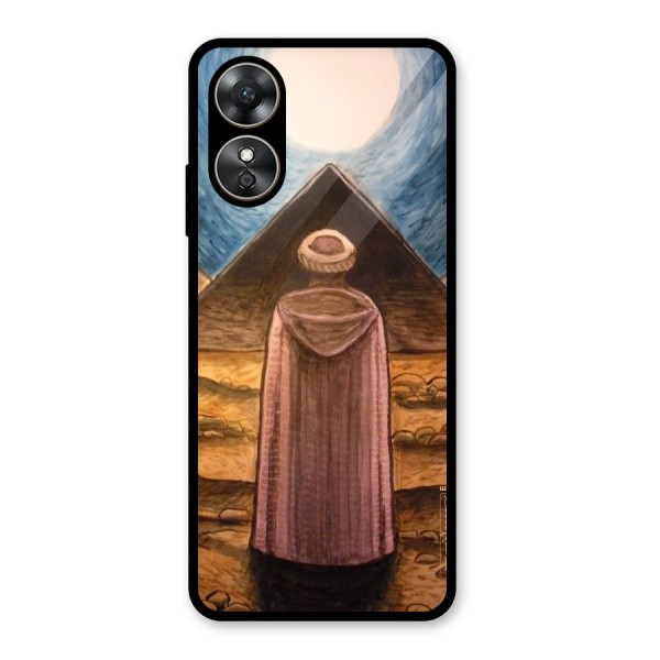 Alchemist Art Glass Back Case for Oppo A17