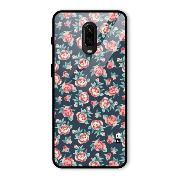 All Art Bloom Glass Back Case for OnePlus 6T