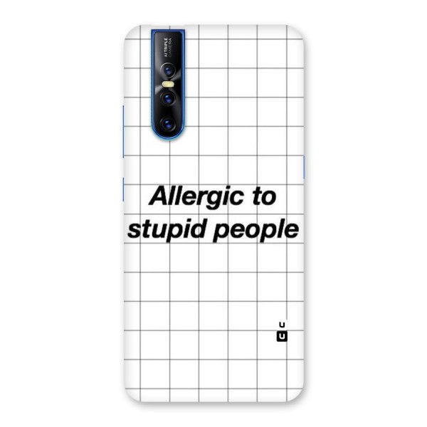 Allergic Back Case for Vivo V15 Pro