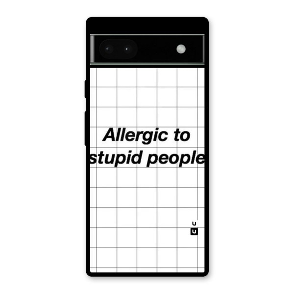 Allergic Glass Back Case for Google Pixel 6a