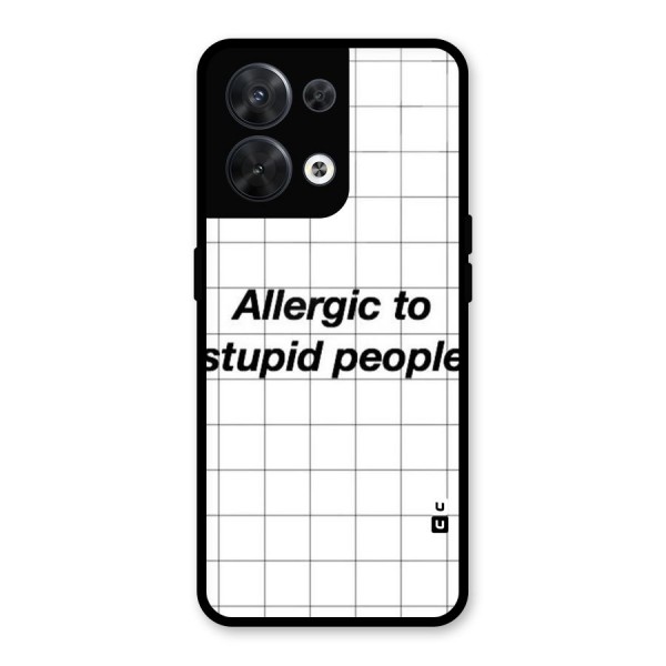 Allergic Glass Back Case for Oppo Reno8 5G