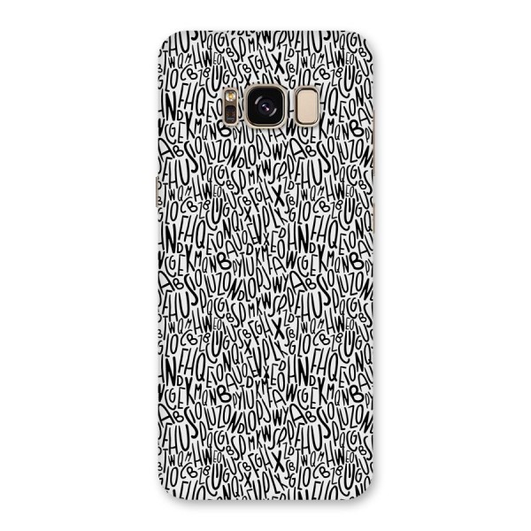 Alphabet Seamless Abstract Back Case for Galaxy S8
