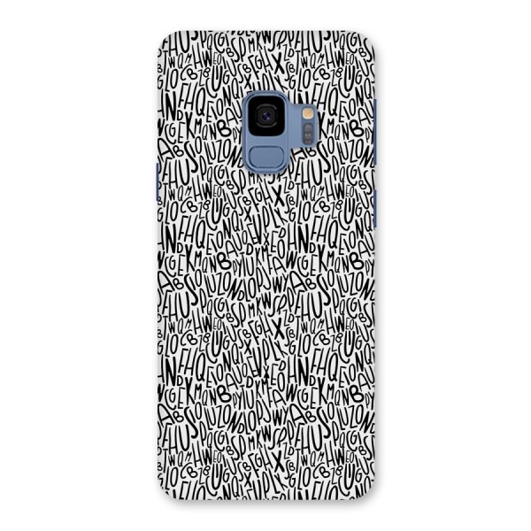 Alphabet Seamless Abstract Back Case for Galaxy S9