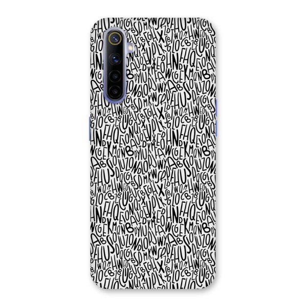 Alphabet Seamless Abstract Back Case for Realme 6i