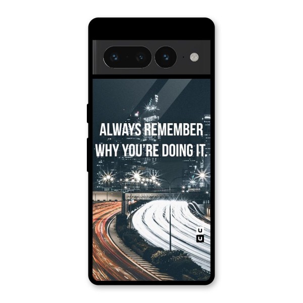 Always Remember Glass Back Case for Google Pixel 7 Pro