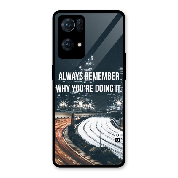 Always Remember Glass Back Case for Oppo Reno7 Pro 5G