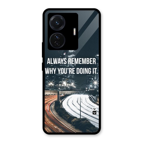 Always Remember Glass Back Case for Vivo T1 Pro