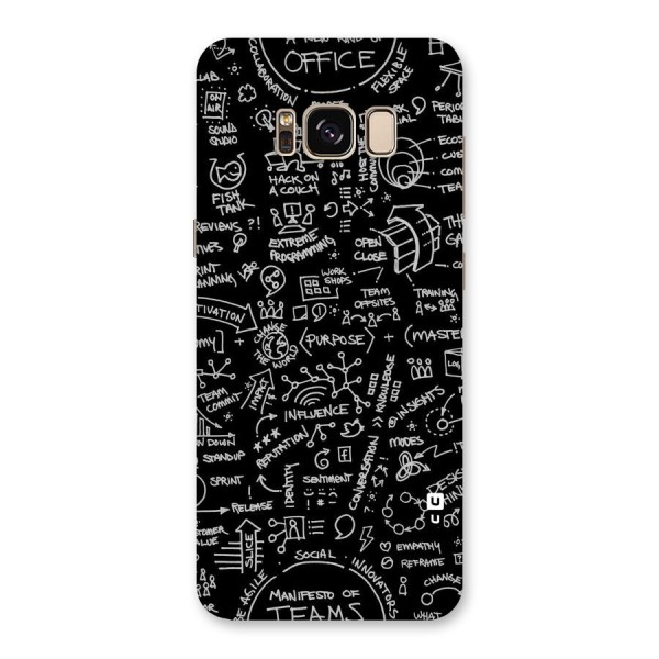 Anatomy Pattern Back Case for Galaxy S8