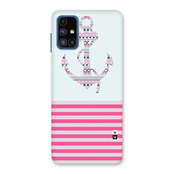 Anchor Design Stripes Back Case for Galaxy M51