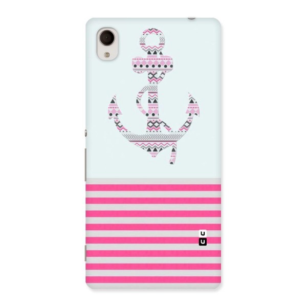 Anchor Design Stripes Back Case for Xperia M4 Aqua