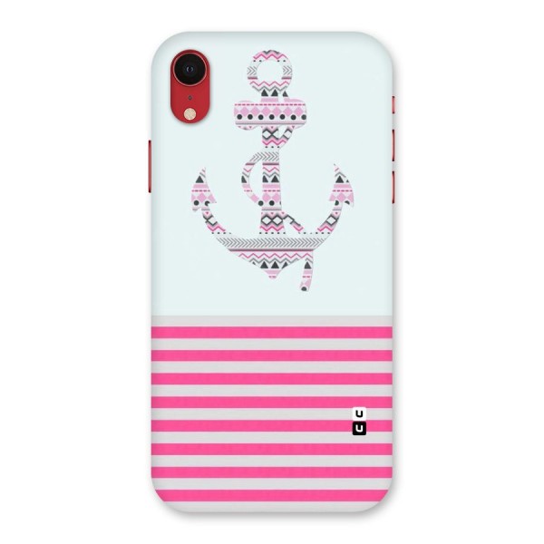 Anchor Design Stripes Back Case for iPhone XR