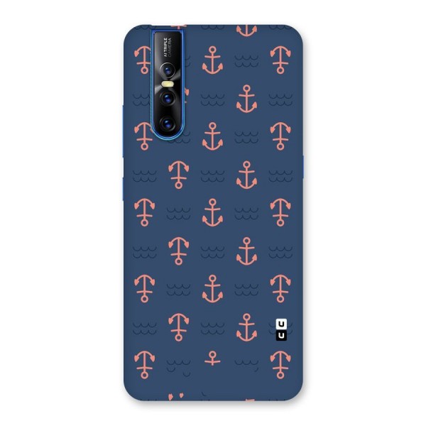 Anchor Sea Blue Back Case for Vivo V15 Pro