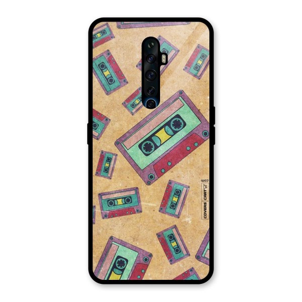 Ancient Cassettes Glass Back Case for Oppo Reno2 Z