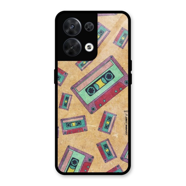 Ancient Cassettes Glass Back Case for Oppo Reno8 5G