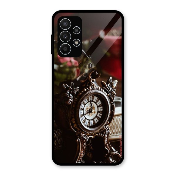 Ancient Clock Glass Back Case for Galaxy A23