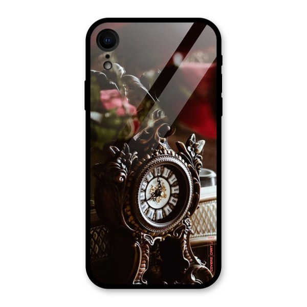 Ancient Clock Glass Back Case for XR