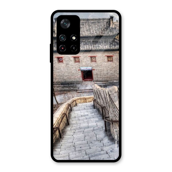 Ancient Strairs Glass Back Case for Poco M4 Pro 5G