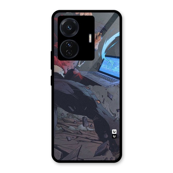 Angry Programmer Glass Back Case for Vivo T1 Pro